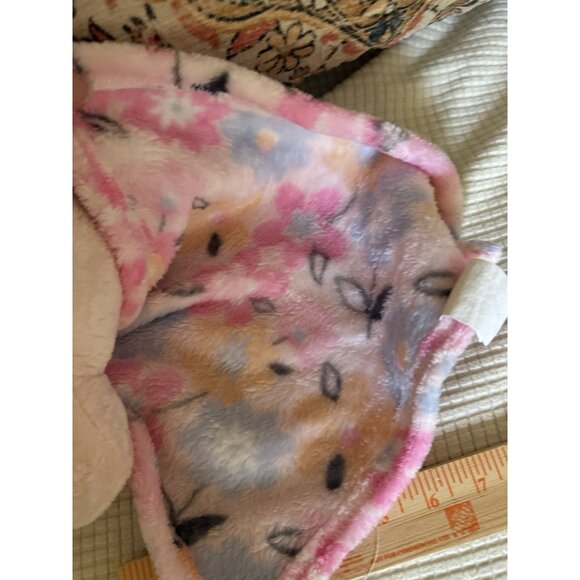 Little Beginnings Unicorn Plush w/Lovey Security Blanket Pink Floral Toy - Picture 3 of 9
